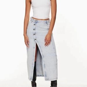 Ksubi midi jean skirt, S